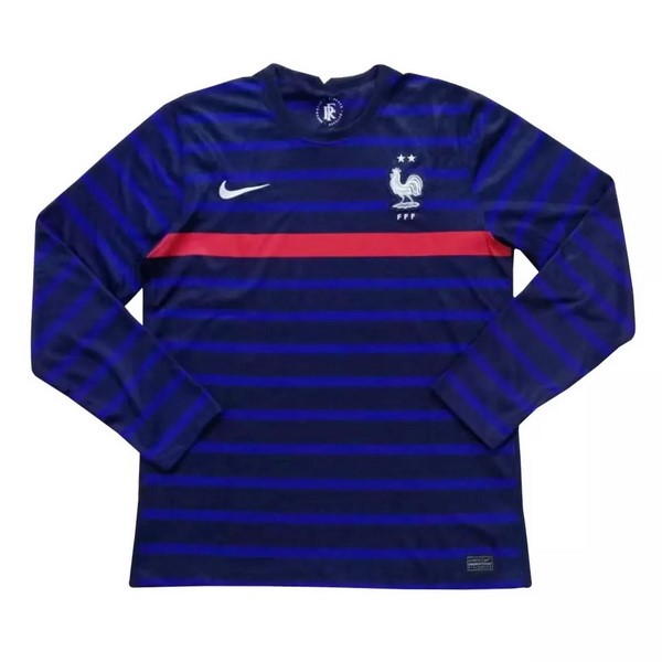 Thailande Maillot Football France Domicile ML 2020 Bleu